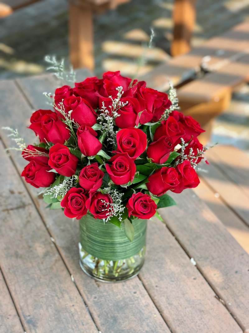 Three Dozen Red Roses
