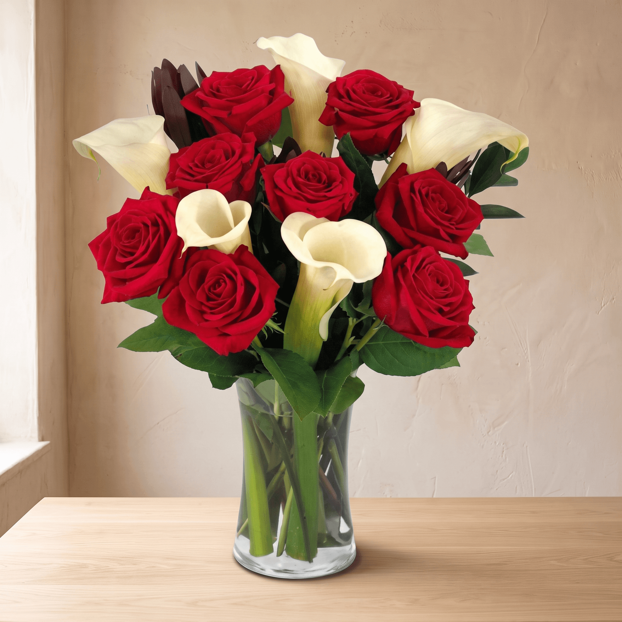 Memorable Moments Bouquet with FREE Vase - 13 Stems