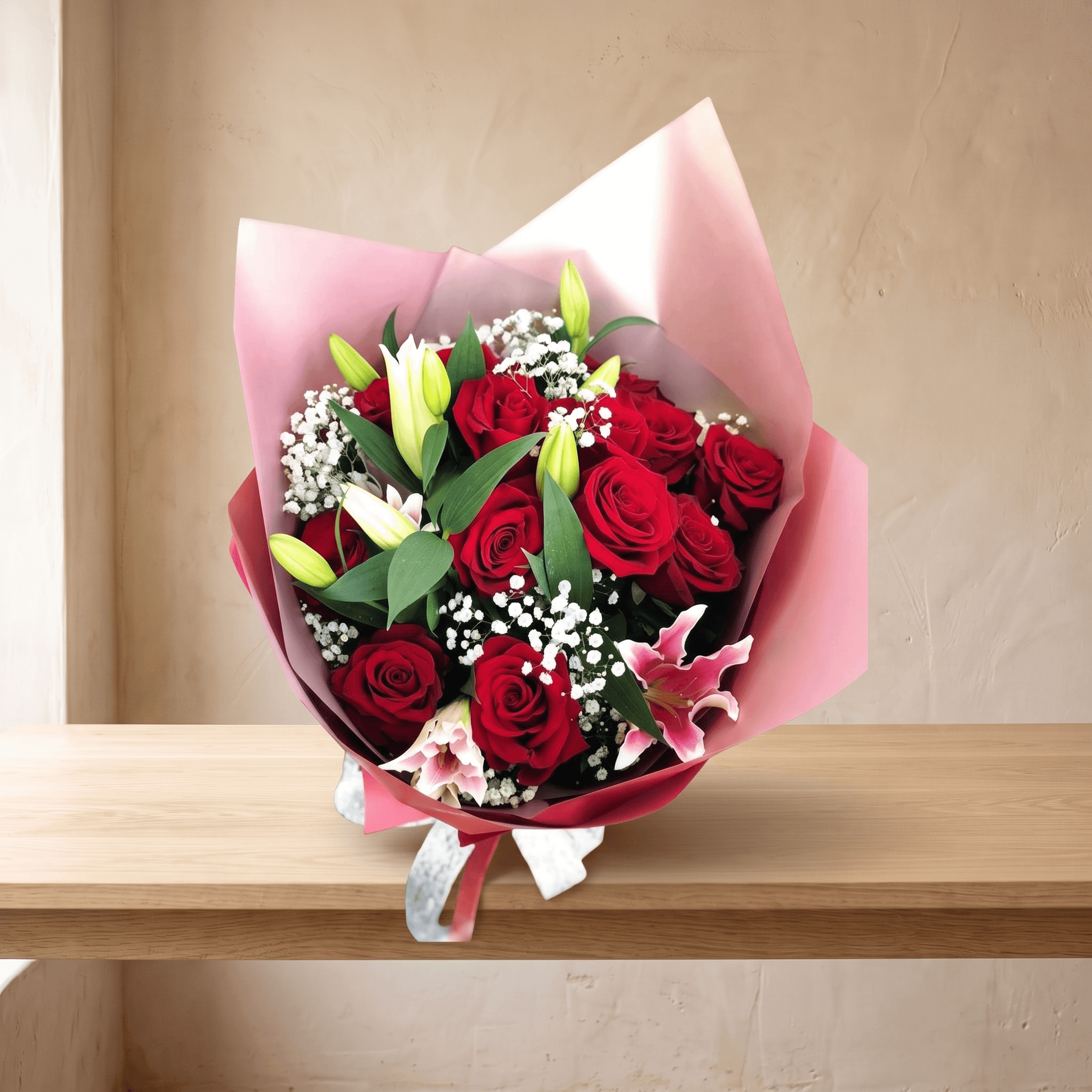 Rose and Lilies Wrap